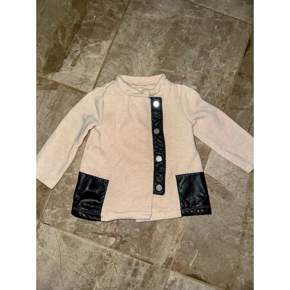 MAX STUDIO Jacket Girls 9-12 Months‎ Patchwork Sweat Shirt